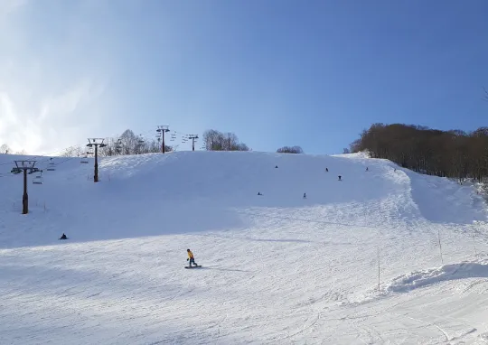 Beginner slopes at Tsugaike Kogen