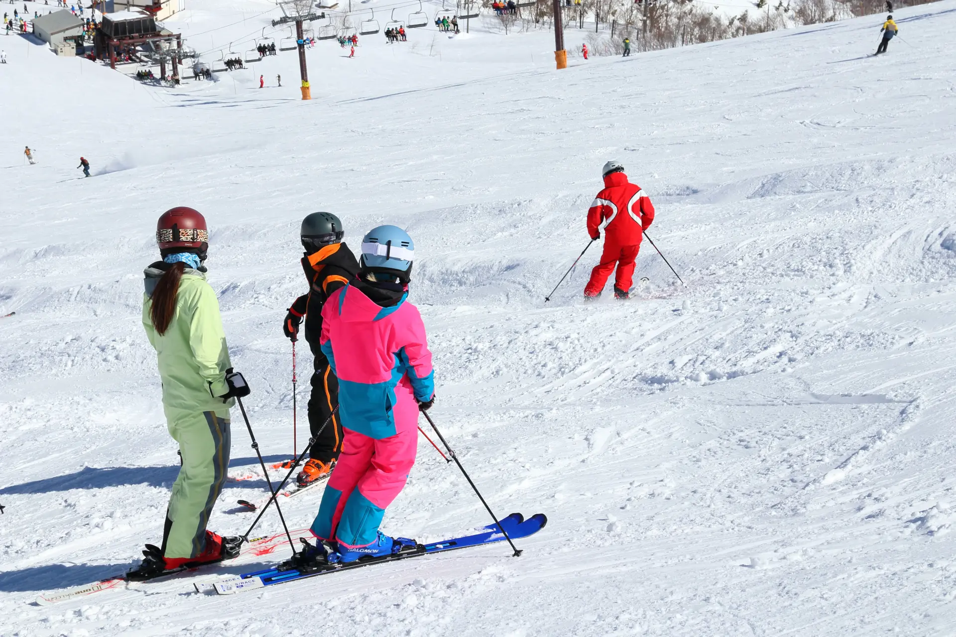 Ski lesson in Hakuba