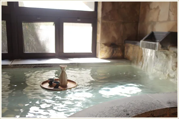 Private onsen at Shiroumaso